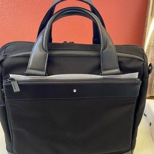 Brand New Montblanc Small Black Messenger Bag
